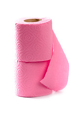 Image showing toilet paper rolls