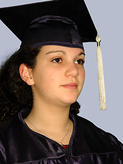 Image showing Proud graduation girl