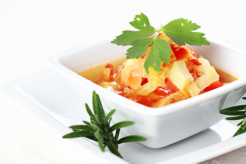 Image showing Vegetable cabbage stew