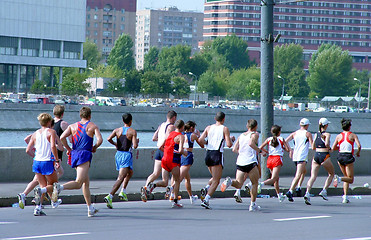 Image showing Marathon in Moscow