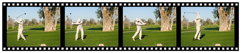 Image showing Golf Filmstrip