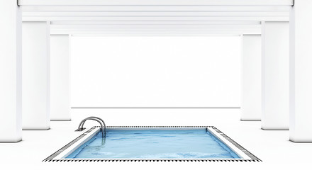 Image showing Luxury swimming pool