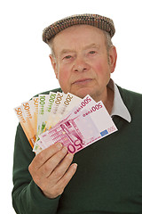 Image showing Grandpa with Euros