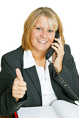 Image showing Freindly Businesswoman