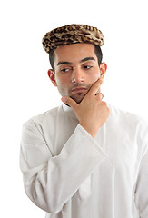 Image showing Thinking man