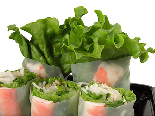 Image showing Vegetables rolls
