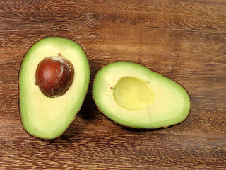 Image showing Avocado halves