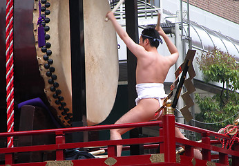 Image showing Japanese drummer