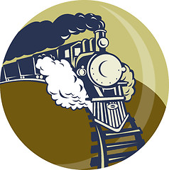 Image showing Steam train or locomotive