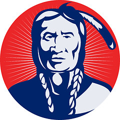 Image showing native american indian chief