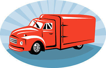 Image showing Delivery or camper van