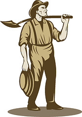 Image showing Miner, prospector or gold digger 