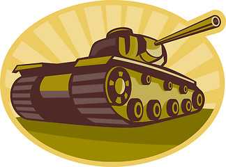 Image showing world war two battle tank