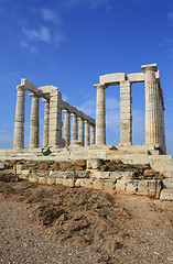 Image showing Temple of Poseidon, Greece