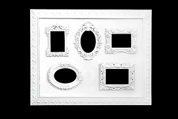 Image showing White frames