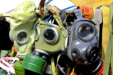 Image showing Gas masks