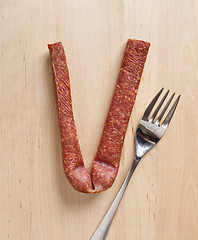 Image showing german sausage