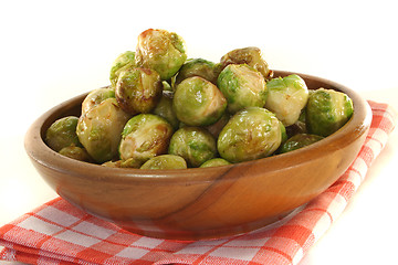 Image showing roasted brussels sprouts