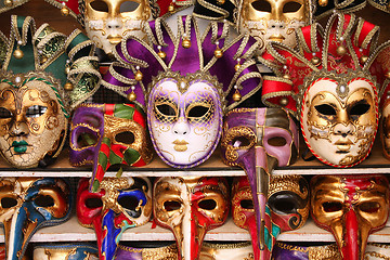 Image showing Venetian masks