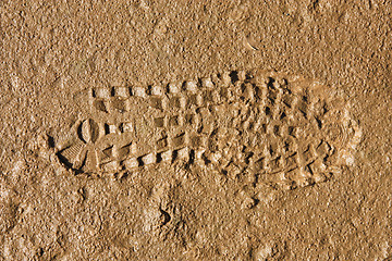 Image showing Shoeprint