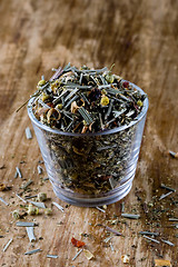 Image showing herbal tea in glass 