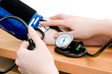 Image showing blood pressure measurement