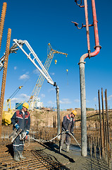 Image showing workers on concrete works