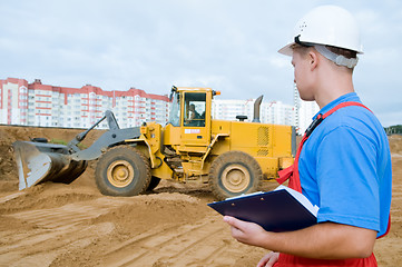 Image showing Builder inspector at construction area