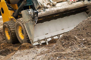 Image showing skid steer loader works