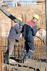 Image showing workers on concrete works