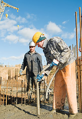 Image showing workers on concrete works