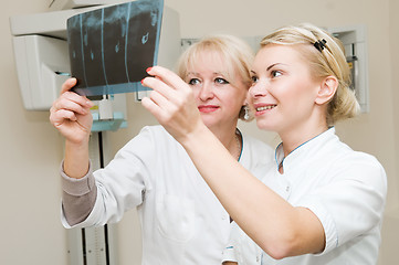 Image showing dental X-ray image examaning