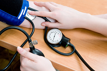 Image showing blood pressure measurement