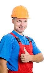 Image showing Positive builder worker isolated