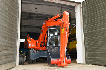 Image showing Construction machinery repair service works