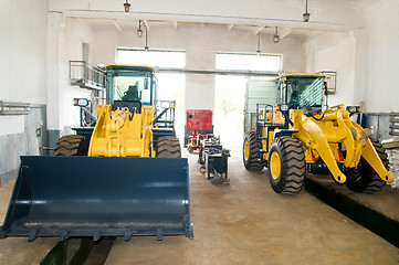 Image showing Construction machinery repair service works