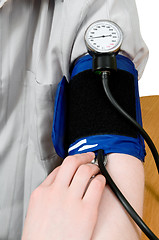 Image showing blood pressure measurement