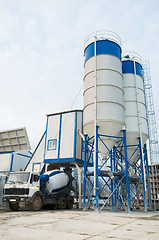 Image showing concrete batching plant