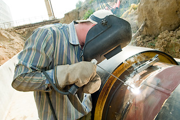 Image showing welder worker