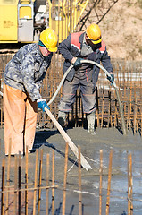 Image showing workers on concrete works