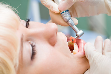 Image showing dentist healthcare work