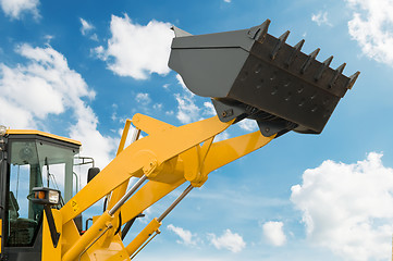 Image showing risen loader shovel