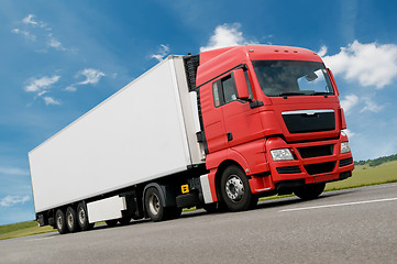 Image showing freight truck on road