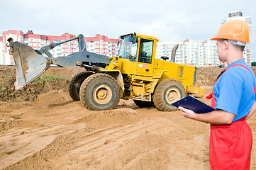 Image showing Builder inspector at construction area