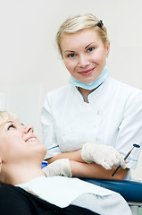 Image showing visit to a dentist 