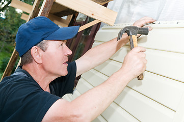 Image showing House siding works