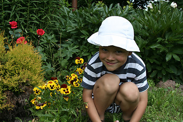 Image showing Kid in Summer