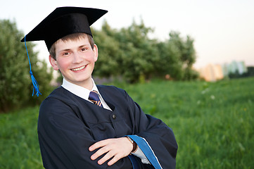 Image showing Happy graduate student