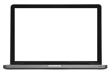 Image showing Laptop or computer isolated on white