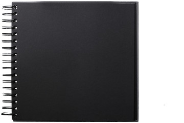 Image showing Black photo album